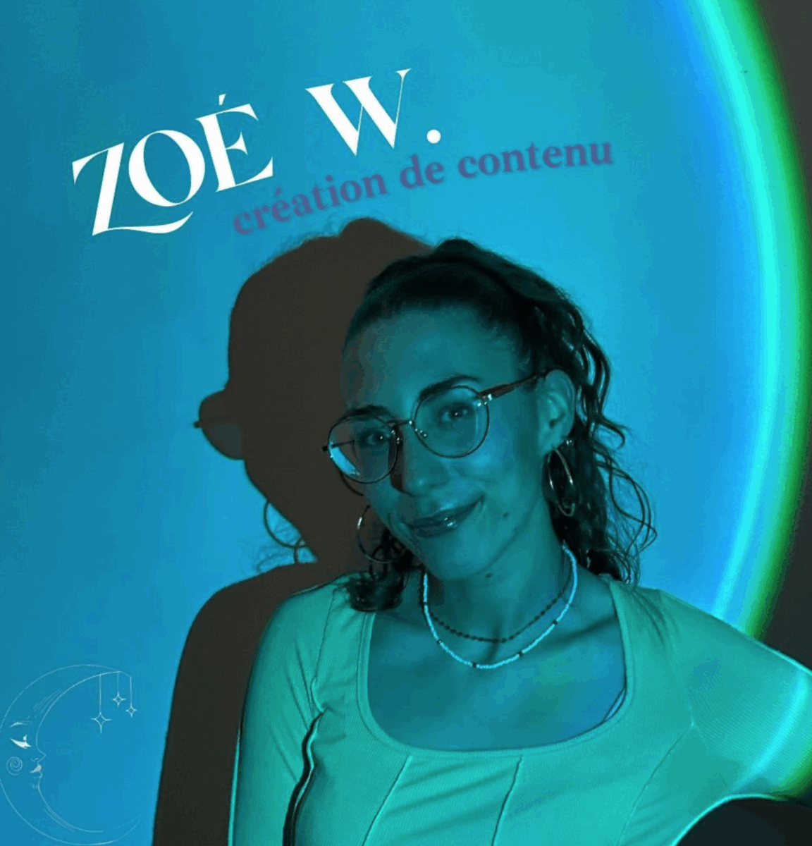 Photo de Zoé W. qui gère la création de contenu